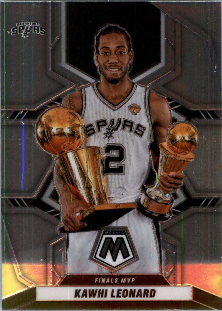 2021-22 Panini Mosaic #300 Kawhi Leonard MVP - BSK