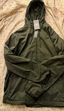 New Balance Reflective Wind Hooded Full-Zip Green Polyester Windbreaker