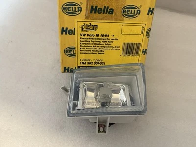 VW POLO III (6N1) Nebelscheinwerfer rechts HELLA 1NA962 530-021 94- XB58 Neu Nos - Bild 1 von 4