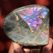 350g Natural Purple Labradorite Crystal Mineral Specimen Energy Healing Reiki