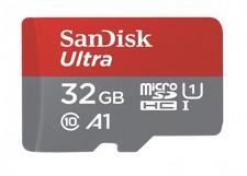 SanDisk Ultra 32GB microSDHC Memory Card with Adapter