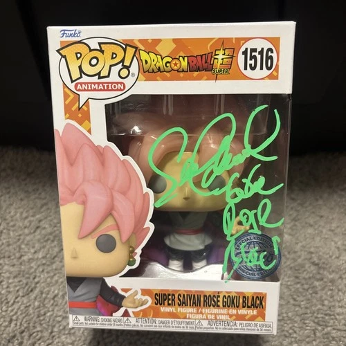 Funko Super Sayian Rosè Goku Black #1516 Dragon Ball Z Spec Edition Signed JSA