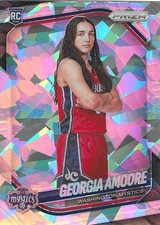 2025 Panini Prizm WNBA GEORGIA AMOORE Cracked Ice Rookie - Mystics RC