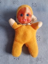 VINTAGE - BABY WILLIAM - MATCHBOX BEANIE BEAN BABY DOLL YELLOW - 1970s 70s