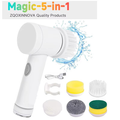 Cordless Household Spin Scrubber Kitchen Gadgets Hair Brushes Bathroom Broom Toi