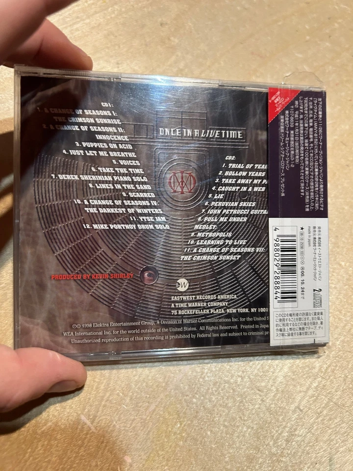 Dream Theater Once In A Livetime Japan edition 2-CD Set AMCY-2888-9 OBI STRIP Foto 3 de 3