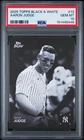 2025 Topps Black & White Aaron Judge PSA 10 GEM Mint!! Yankees! AS