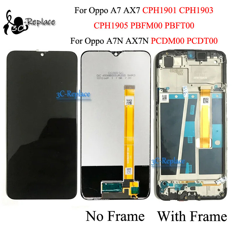 For Oppo A7 AX7 CPH1901 CPH1903 A7N AX7N PCDM00 LCD Display Screen
