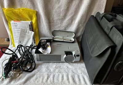 Hitachi CP-X380 Multimedia Mobile LCD Projector + Accessories | eBay