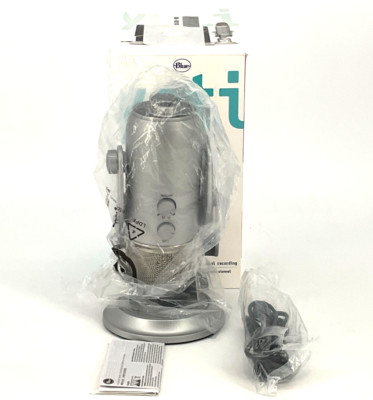 Logitech for Creators Blue Yeti USB Microphone 988-000103 Silver   ️  ️