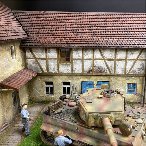 Normandy Bauernhaus Laser Cut Bausatz 1:35 - Modellbau Diorama - Bild 8 von 8