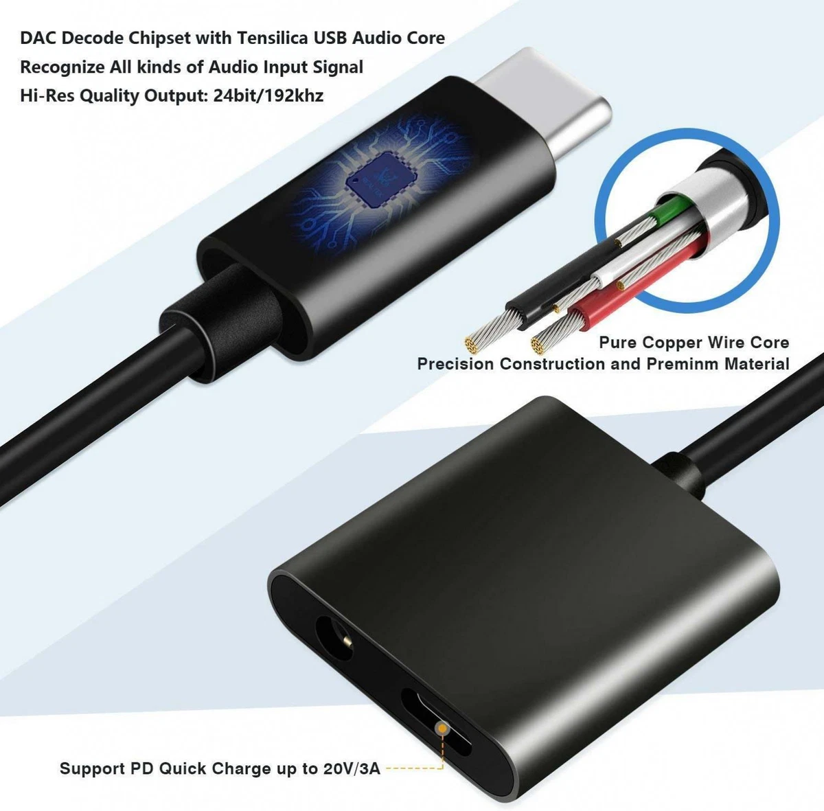 Usb to online headphone jack charger