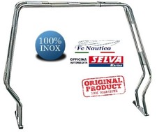 ROLL BAR ABBATTIBILE PER GOMMONI E BARCHE IN ACCIAIO INOX REGOLABILE ROLLBAR