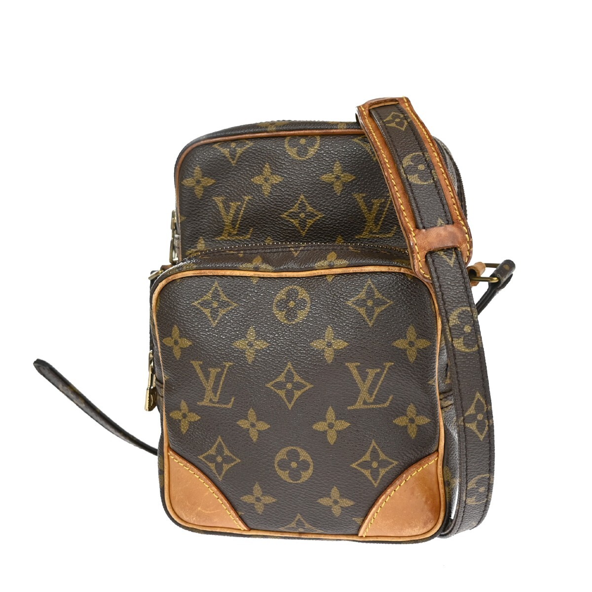 LOUIS VUITTON Amazon Crossbody Shoulder Bag Monogram Leather LOUIS VUITTON Amazon Crossbody Shoulder Bag Monogram Leather