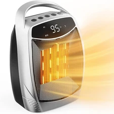 Electric SpacePortable  Heater W Thermostat 1500W/750W Safe Quiet Ceramic Heater