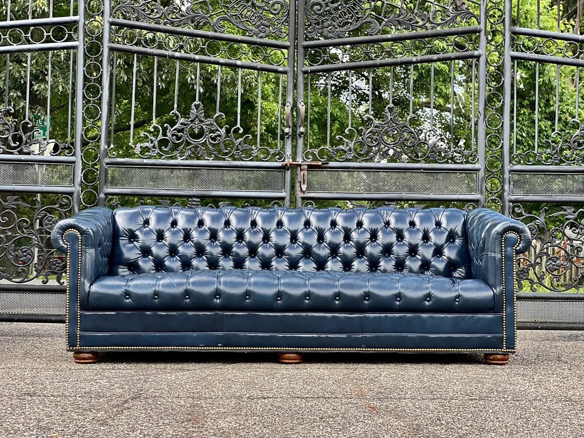 Leather chesterfield sofa deals