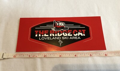 Loveland Ski Area The Ridge Cat Sticker