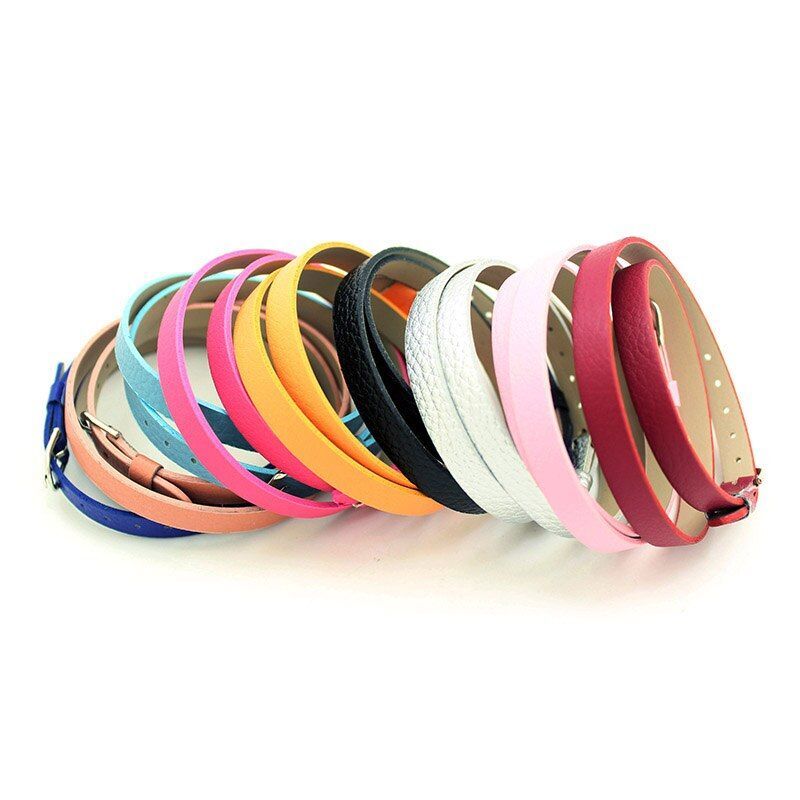 Pu Leather Wristband Bracelet Fashion Fit Slide Letter Charms Womens Jewelry 1pc eBay