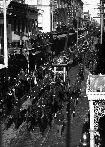 New 5x7 Photo: Funeral Procession of Confederate President Jefferson Davis