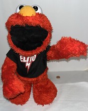 Let's Rock Elmo Animated Singing 14'' Plush Sesame Street Hasbro NO DRUMS DEFECT