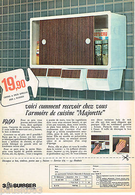 ADVERTISEMENT ADVERTISING 055 1966 KITCHEN CABINET MAJORETTE catalogue 3 SWISSS