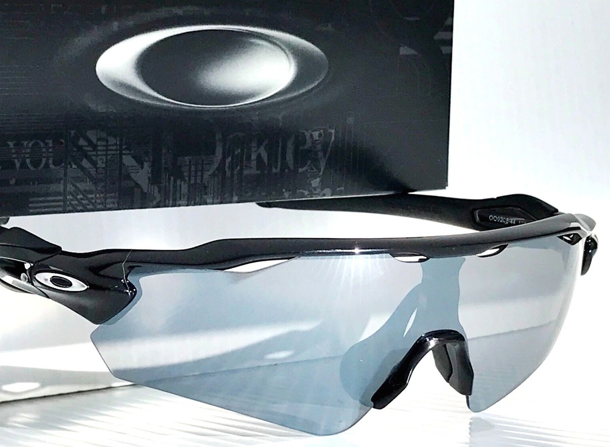 NEW Oakley RADAR EV PATH Shiny Black POLARIZED Galaxy Chrome