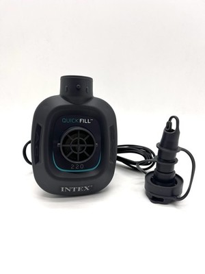 INTEX Quick Fill Elektrische Luftpumpe für 230V mit 3 verschiedenen Adapter
