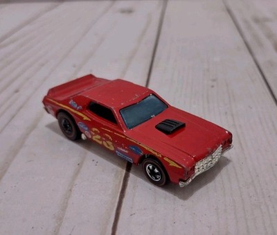 Vintage Hot Wheels Redline Ford Torino #23 Red 1974 Hong Kong