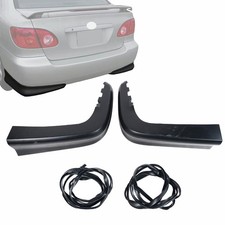 For Toyota Corolla 2005-2008 Rear Bumper Spoiler Lip Lower Body Kit Black Lhrh For Toyota Corolla 2005-2008 Rear Bumper Spoiler Lip Lower Body Kit Black Lhrh