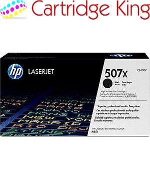 HP 507X Schwarze Original LaserJet-Tonerkassette mit hoher Kapazität Seitenkapazität 11K (CE400