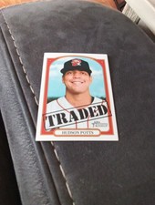 Topps heritage Traded Hudson Potts