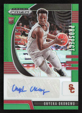 Onyeka Okongwu 2020 Panini Prizm Green Draft Picks Prospect Rookie Card # PA-OO