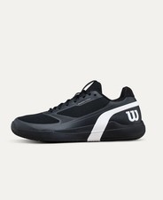 Wilson Rush Pro 5 Men's Tennis Shoes Black White Stormy Weather New