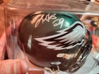 LeGarrette Blount Signed Riddell Philadelphia Eagles Speed Mini-Helmet w/ BECKET