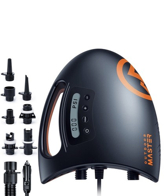 #ad OutdoorMaster 20PSI High Pressure SUP Air Pump The Shark Dual Stage Feature $29.99