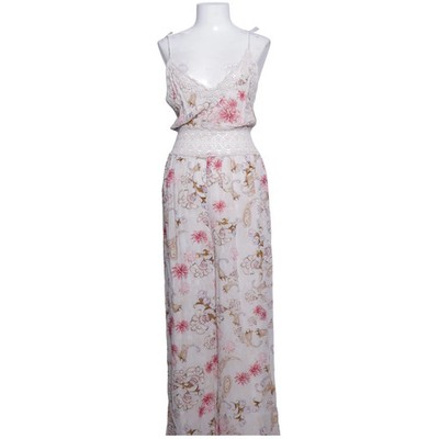 Frogbox, Jumpsuit, Größe: 38, Weiß/Pink/Mehrfarbig, Viskose, Blumen, Damen #VyF