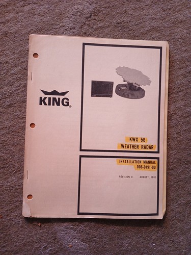 Installation Manual KWX 56 Weather Radar - Bild 1 von 3