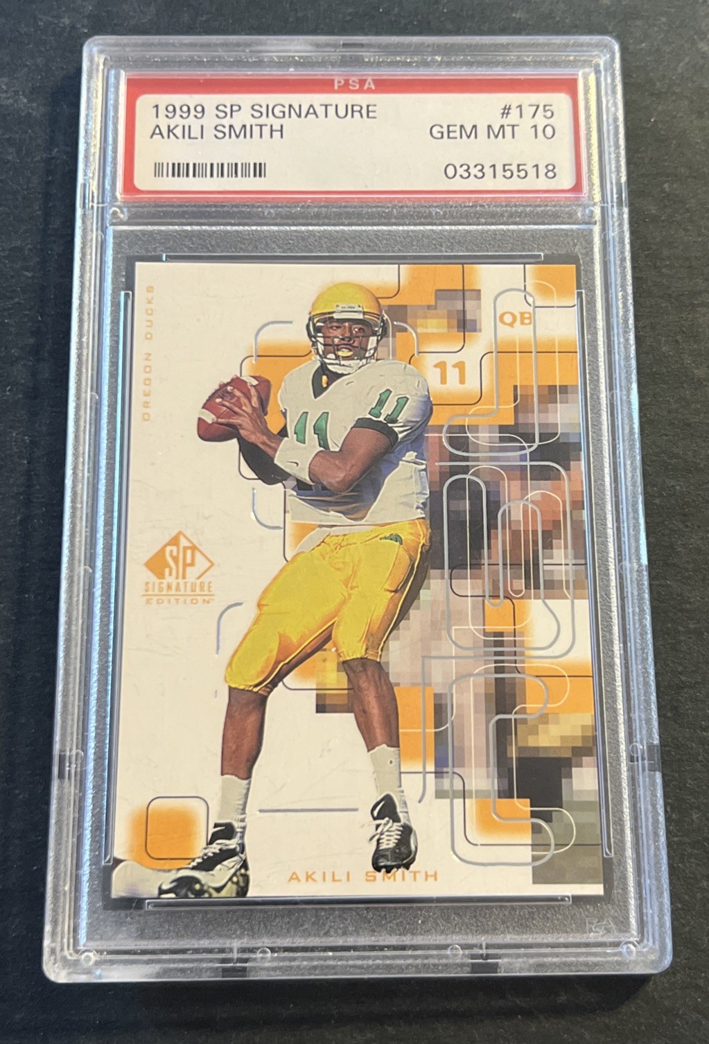 Akili Smith SP Signature #175 Base