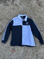Adidas x All Blacks Rugby Culture Polo Shirt Black White IZ0288 Men's Size M-2XL
