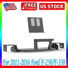 Black Heavy Duty For 11-16 Ford F250 F350 Steel Hidden Winch Mount Plate Bracket