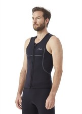 Men Wetsuits Top Vest 3mm Neoprene Front Zip Sleeveless Wet Suit for Surfing ...