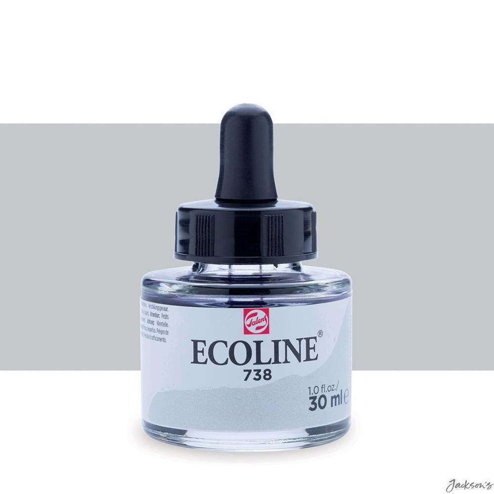 Royal Talens Ecoline Liquid Watercolour Ink Dye 30ml Cold Grey Light