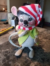 Annalee Soft Christmas MOUSE 6  Plush Decor