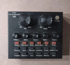 Live  V8 The Sound Card  Broadcast Stereo Mixer Headset Micro