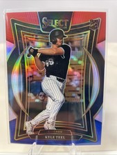 2025 Select Baseball Kyle Teel 108/399 Concourse Tri Color Prizm #66 White Sox
