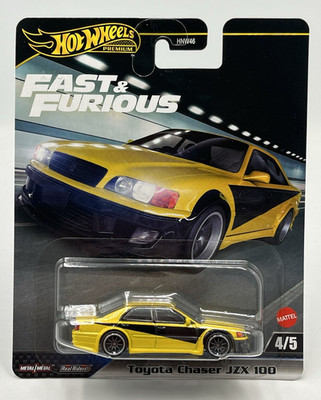 Hot Wheels Toyota Chaser JZX100 Premium Fast and the Furious 4/5 Yellow & Black