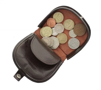 Mala Leder Odyssey Kollektion Schüttelbörse Münzbörse 4114_14m Braun - Bild 1 von 4