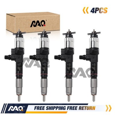 4X Fuel Injectors 1J500-53053 389-5232 for Kubota V3800 CAT SVL90-2
