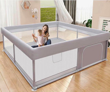 Hiaksedt Baby Playpen 50x50 Inch, Play Pens for Babies and Toddlers Baby Fence