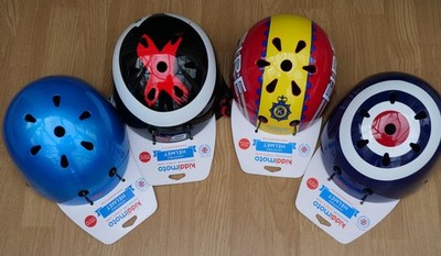 Kiddimoto Kinderfahrrad BMX Fahrrad Stunt Scooter Skate Sturzhelm Kind Kids
